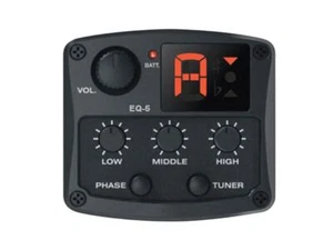 Preamplificador, sintonizador, juego de pastillas para guitarra acústica Richwood EQ-5 - Imagen 1 de 5
