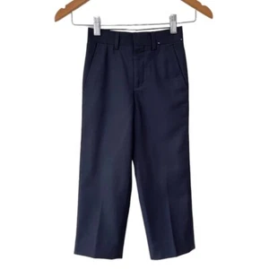 Ike Behar New York Boys Size 4 Dress Pants Navy Blue Church Weddings - Picture 1 of 7