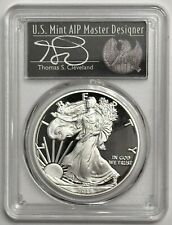 2019-S PCGS PR70DCAM SILVER EAGLE $1 FIRST DAY ISSUE - US MINT AIP CLEVELAND