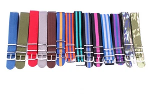 20mm Premium Quality Sport Strap Nylon Watch Band Military Strap - Picture 1 of 11