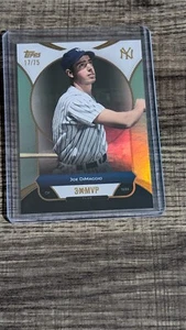2025 Topps "3x MVP" - Joe DiMaggio New York Yankees Aqua Foil #17/75 Ships Fast - Picture 1 of 6