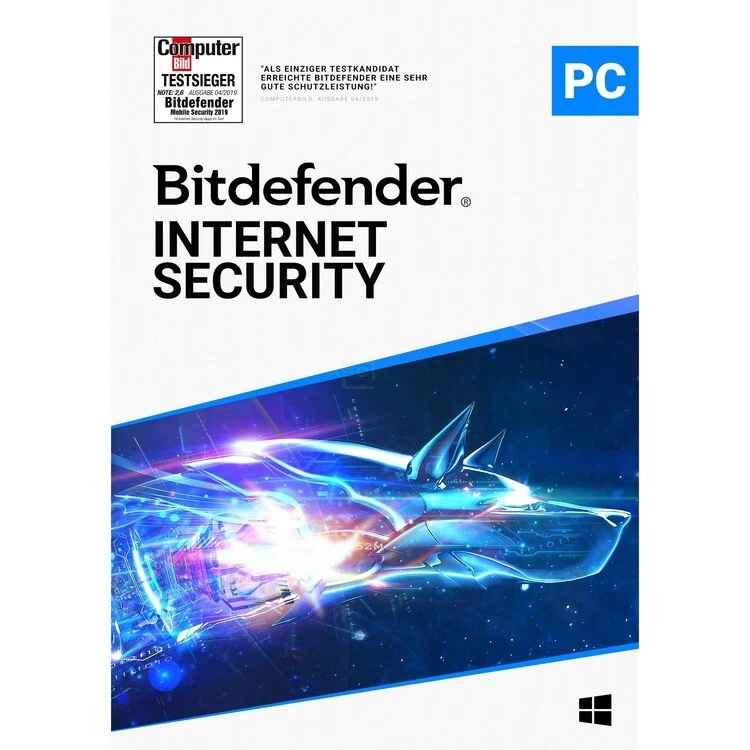 BitDefender Internet Security Software - 1 Gerät, 1 Jahr