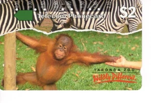 Tarjeta telefónica Telecom Australia $2 Taronga Zoo muy diferente - Imagen 1 de 2