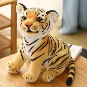 Tiger Stuffed Animal,Cute Realistic Plush Tiger Toy Kids Baby-USA Stock - Picture 1 of 11