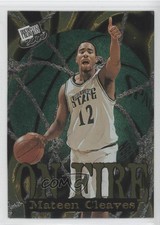 2000 Press Pass On Fire Mateen Cleaves #OF5 Rookie RC