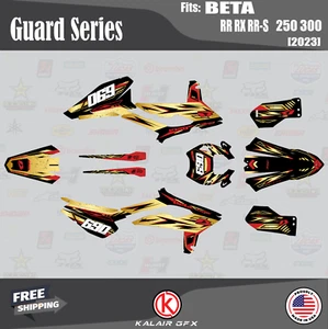 Graphics Kit for  Beta RR, RX,RR-S 250 300 (2023) Guard - GOLD - Bild 1 von 6