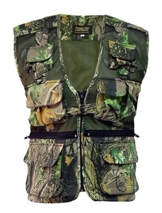 Abrigo de cintura de camuflaje para hombre Stormkloth pesca | caza | chaleco de bolsillo múltiple exterior - Imagen 1 de 4