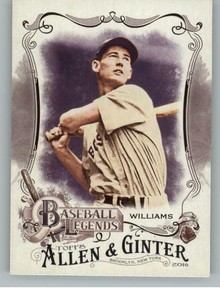 2016 Topps Allen and Ginter Baseball Legends #BL11 Ted Williams (ref 127362)