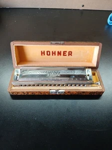 Hohner 64 Chromonica Pro 4 Octive Antique Harmonica Made in Germany 1940's R-811 - Picture 1 of 12