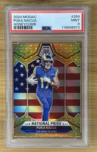 CASE HIT PSA 9 2024 Panini Mosaic National Pride Puka Nacua #264 Honeycomb Prizm - Picture 1 of 2