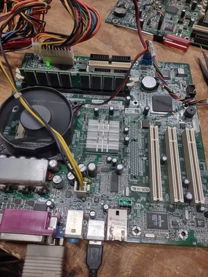Dell Dimension 2400 Motherboard Intel Celeron    1gb DDR 333Mhz Ram TESTED WORKS - Image 1 of 4