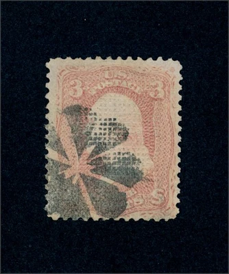 drbobstamps US Scott #83 Used Stamp (See Description) w/PF Cert SCV $1150 - Image 1 of 3