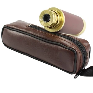 Vintage Pirate Telescope 25x30 Zoom Portable Brass Spyglass For Kids Gift - Picture 1 of 22