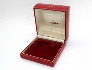 [Near MINT] Omega Vintage Red Watch Box Genuine Case Only from JAPAN 5 - Picture 1 of 5