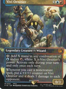 MTG FINAL FANTASY VIVI ORNITIER BORDERLESS RARE - Picture 1 of 1