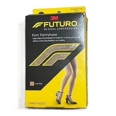 Futuro Compression Pantyhose, Nude firm compression- Plus - Image 1 of 4