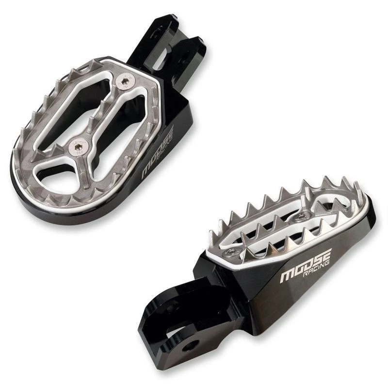 Moose Racing Qualifier Footpegs for Dirt Bikes Honda CR125 CRF150 CRF250 CRF450 - Image 1 of 1