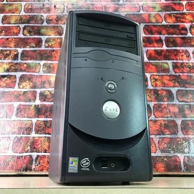 PC Dell Dimension 2400 para juegos retro Celeron 2,40 Hz 768 MB RAM (Windows XP) Foto 1 de 4