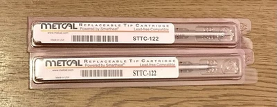 DUE - Cartuccia con punta a saldare sostituibile in metallo STTC-122, METCAL SmartHeat - Immagine 1 di 3