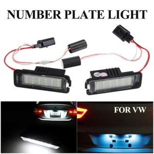 2x 18 SMD LED Feux Eclairage Plaque Blanc pour Golf IV V Passat Polo EOS Lupo - Picture 1 of 9