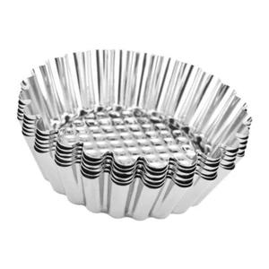16 pezzi stampi per uova in acciaio inox design crisantemi fai da te tazza da forno - Foto 1 di 11