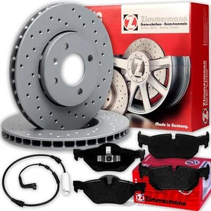 Zimmermann SPORT-BREMSSCHEIBEN+BELÄGE HINTEN passend für BMW 3er E90 E91 E92 E93 - Afbeelding 1 van 7