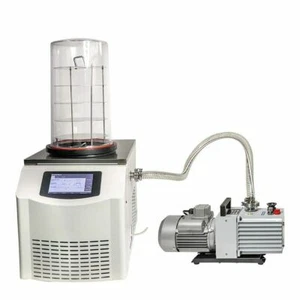 Essiccatore congelatore sottovuoto laboratorio liofilizzatore sublimazione congelamento essiccazione forno disidratatore - Foto 1 di 7