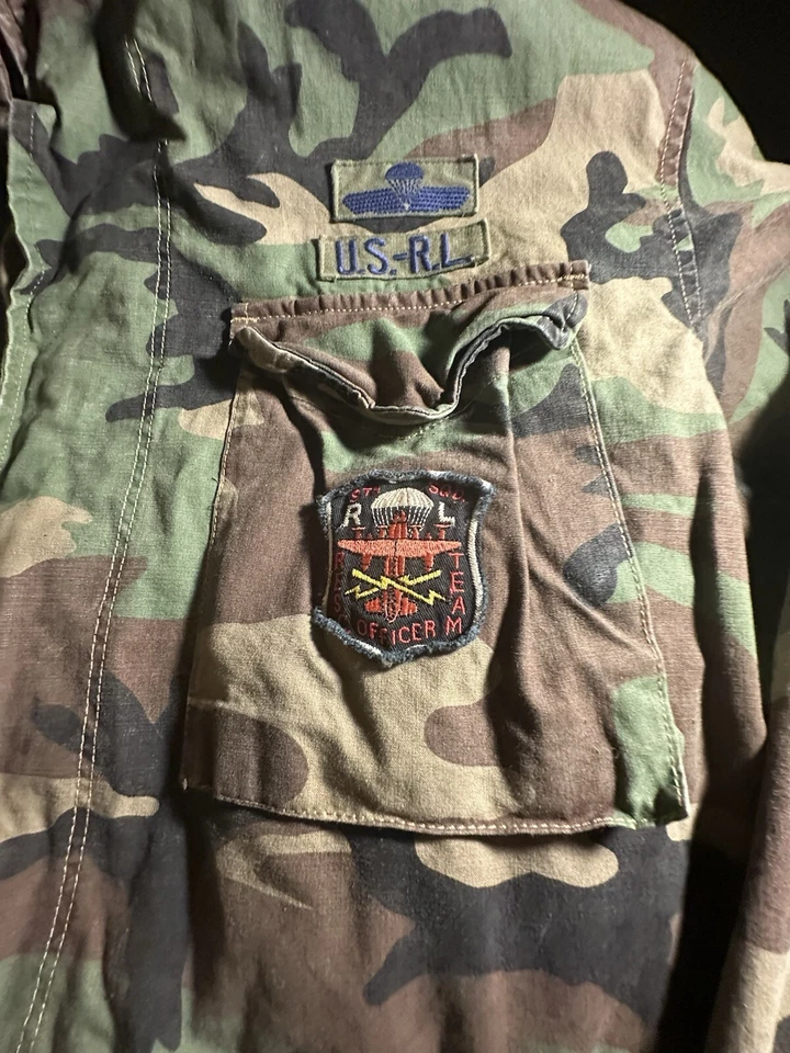 Polo Ralph Lauren M1943 Beaded Military Combat Jacket Size 2xlt Big N Tall  - Image 1 of 4