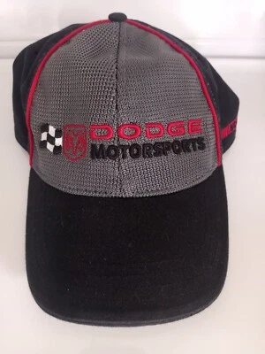 Gorra de béisbol ajustable Dodge Motorsports Nascar adulto roja/negra Mopar Foto 1 de 3