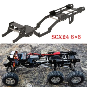 Kohlefaser LCG Chassis Rahmen Schienen Sets für 1/24 Axial SCX24 6x6 RC Cars - Bild 1 von 2