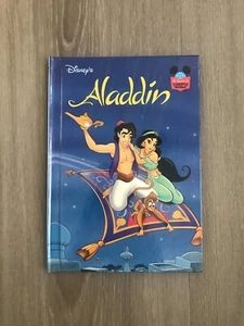 1993 Walt Disney Aladdin Grolier First American Book Club Edition Hardcover HC - Imagen 1 de 10