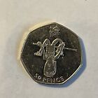 Coins_50p - 2012 Olympic Games-London_Athletics_Florence Jackson_2011_Circulated