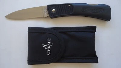 SCHRADE USA  FIREBIRD  SP3 LOCKBACK  KNIFE  WITH SHEATH - image 1 of 4