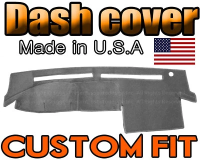 Fits 2004-2014 CHEVROLET COLORADO DASH COVER MAT DASHBOARD  USA / CHARCOAL GREY - Image 1 of 4