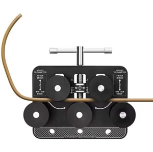 Tube Straightener Tool for Steel Tubing Portable Black Aluminum Alignment Device - Picture 1 of 10