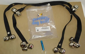 BLUETREE Dog Bells 2PACK DoorBells For Potty Training 7 Large Bells, Whistle - Picture 1 of 3