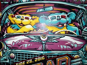 Dead & Company Concert Poster 6/28/16 Hartford CT AJ Masthay Signed & Numbered - Picture 1 of 9