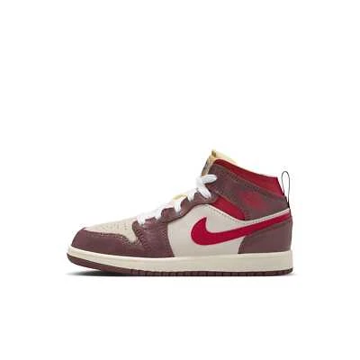 [HF3198-100] Preescolar Air Jordan Retro 1 Mid SE 'Mantequilla de Pan y Suela' Foto 1 de 4
