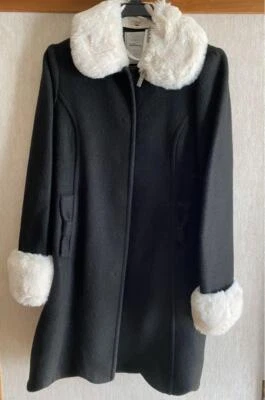 Ank Rouge coat black fur size M 2 - Image 1 of 3