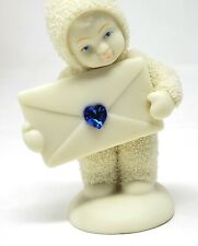 Dept 56 Snowbabies " Extra Special Delivery " Heart Jewel Envelope Figure  Sept.