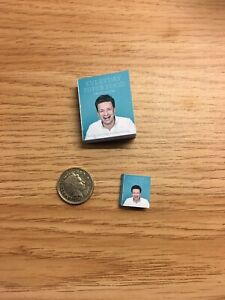 Dolls House Miniature Books / Jamie Oliver Cook Book  / 1/12, 1/6 & 1/4 Scale 