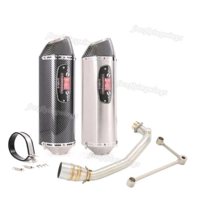 Juego completo para Yamaha BWS 125 Zuma 125 2009-2019 tubo de escape + silenciador Foto 1 de 4