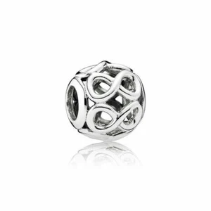 PANDORA Originale CHARM INFINITO OPENWORK In Argento 791872 S925 ALE - Foto 1 di 2