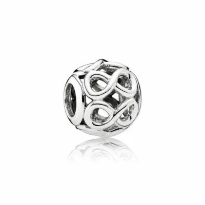PANDORA Originale CHARM INFINITO OPENWORK In Argento  791872 S925 ALE - Immagine 1 di 2