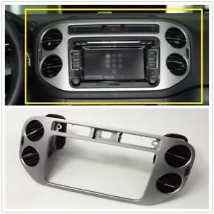 Car Front Dashboard Center Air A/C Vent Frame Outlet Set For VW Tiguan 2013-2018 - Picture 1 of 4
