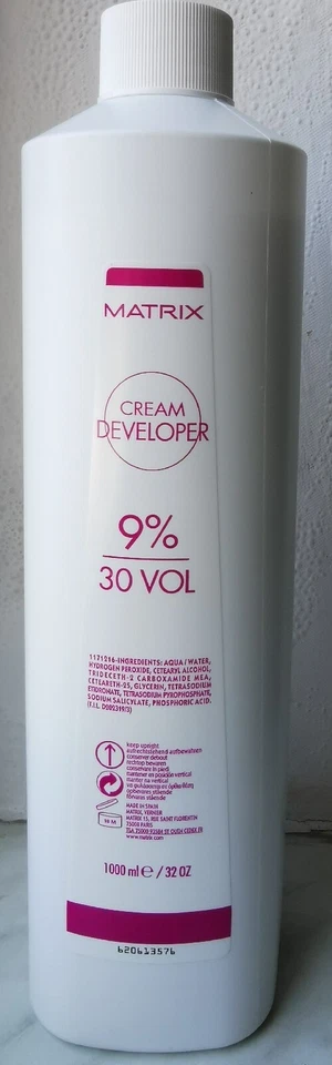 MATRIX SOCOLOR CREAM DEVELOPER 9% OXYDANT 30VOL 1000ml *Neu* - Bild 1 von 2