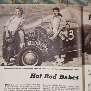 Vintage 1950 Magazine HOT ROD Custom Car SPEED SHOPS Auto Racing Flathead Parts - Picture 1 of 24