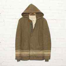 Cockpit USA Heavy Wool Field Coat Hooded WWII Omaha 1945 Size Small