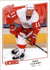 2008-09 Upper Deck Victory Red Wings Hockey Card #124 Dan Cleary