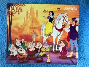 SNOW WHITE AND THE SEVEN DWARFS Disney Puzzle 100 Pieces Parker Brothers NEW - Picture 1 of 3